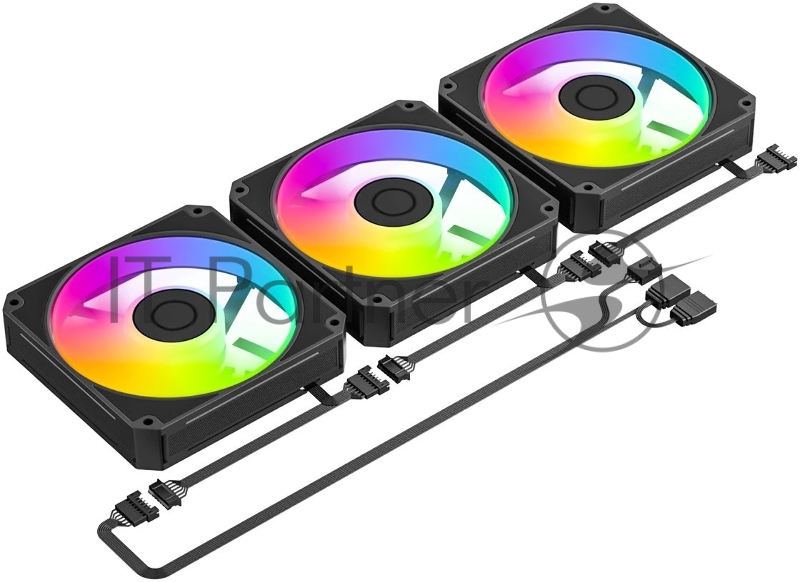 Система водяного охлаждения ID-Cooling SL360 V2 ARGB Soc-AM5/AM4/1200/1700/1851 черный 4-pin 31dB Al+Cu LCD 350W Ret
