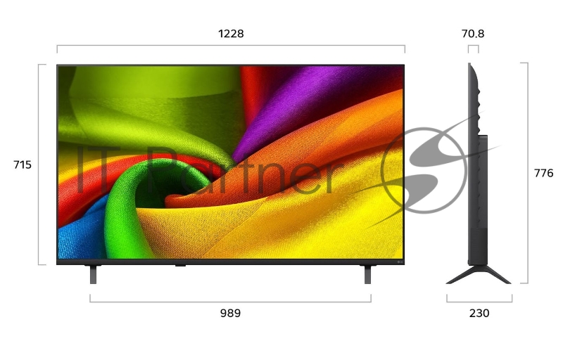 Телевизор LG 55 55NU900B6LA.ARUG черный DLED UHD 60Hz WebOS