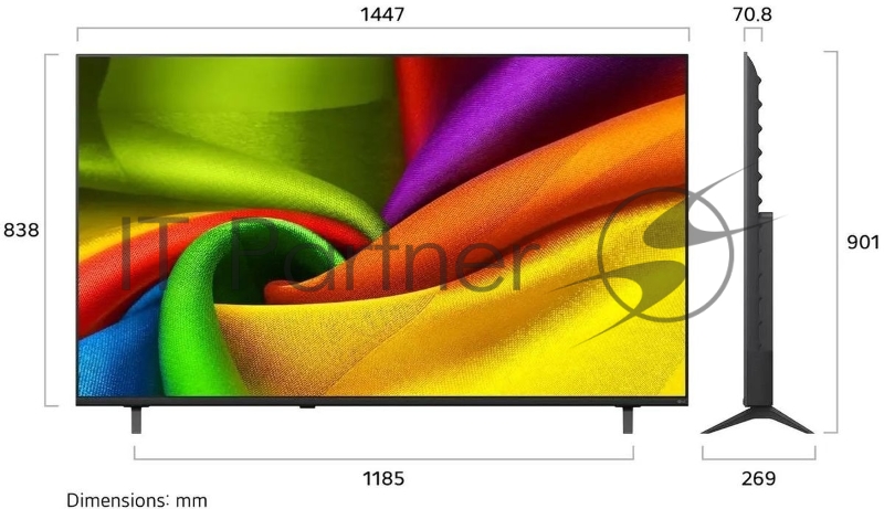 Телевизор NANO LG 65 4K UHD AI 65NU900B6LA.ARUG