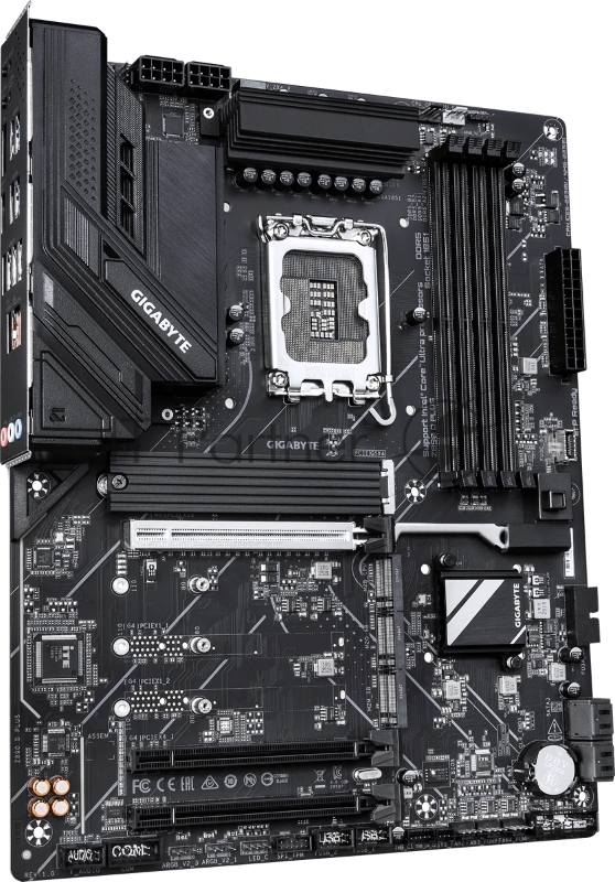 Материнская плата Gigabyte Z890 D PLUS, Z890, LGA1851, 4*DDR5, 3*PCIEx16, 4*M.2, 2*TypeC, 1*USB3.2Gen2, 6*USB3.2Gen1, 8*USB2.0, 4*SATA3.0, 2.5G, DP, ATX, RTL