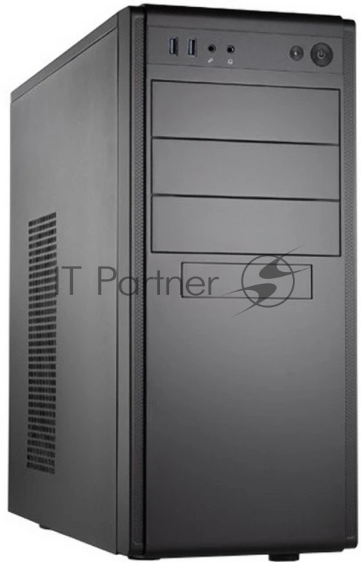 Корпус для ПК FoxLine FL-886-FZ500R-U32 ATX case, black w/PSU 500W 12cm, w/2xUSB3.0, w/ pwr cord, w/o FAN