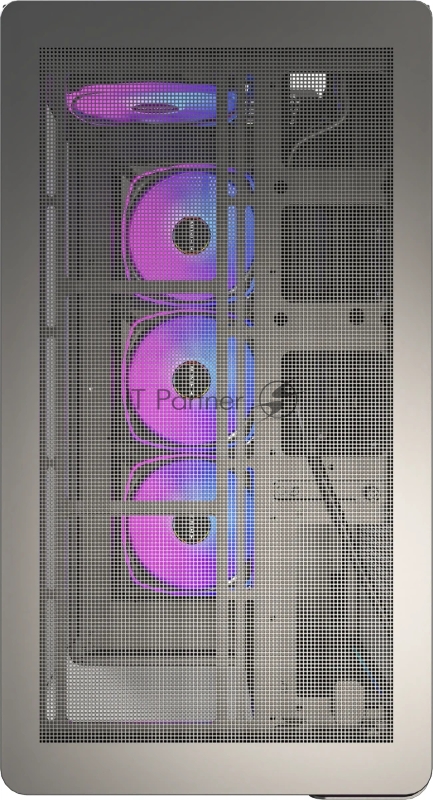 Корпус Montech King Pro 15, Mini-Tower, чёрный, 4 x 120 мм