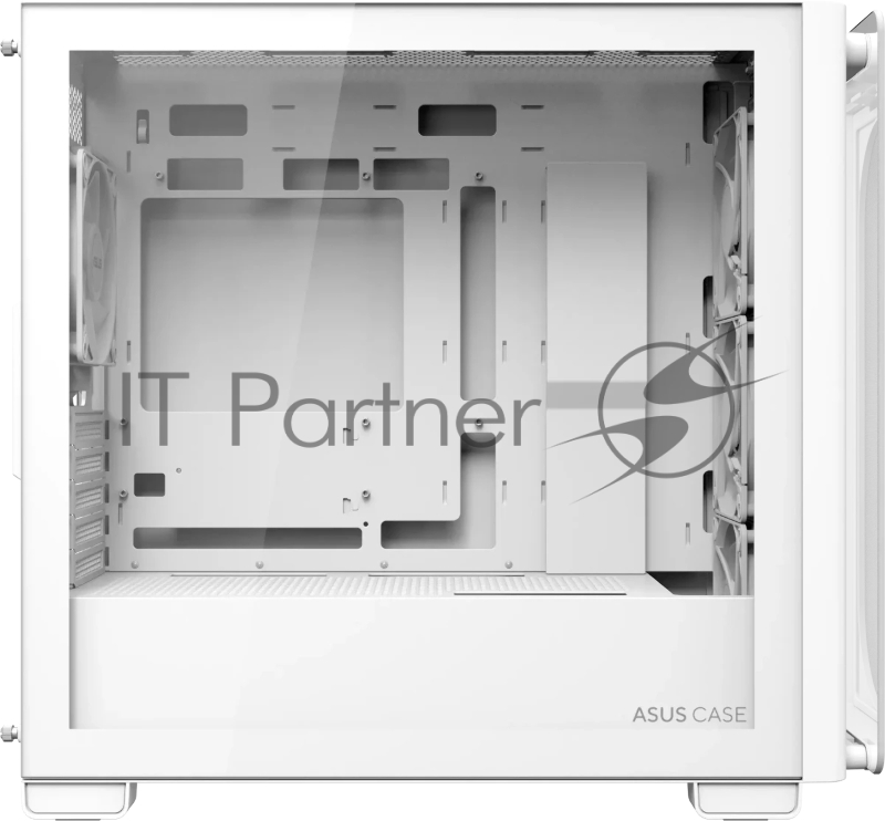 Корпус ASUS A23 Plus White, Mini-Tower, белый, 4 x 120 мм
