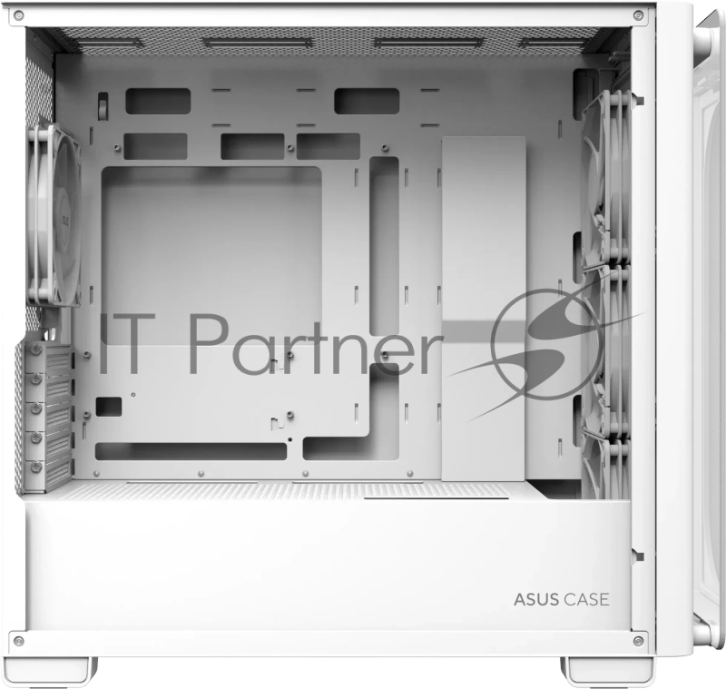 Корпус ASUS A23 Plus White, Mini-Tower, белый, 4 x 120 мм