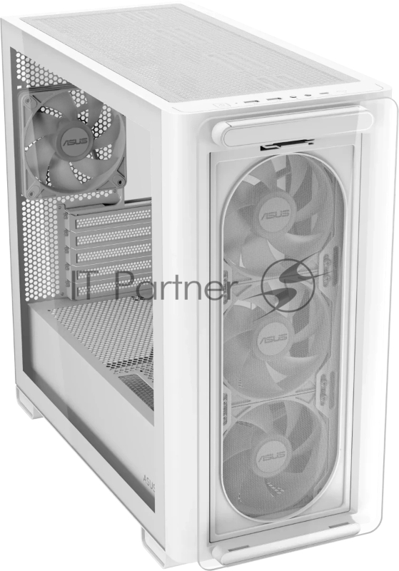 Корпус ASUS A23 Plus White, Mini-Tower, белый, 4 x 120 мм