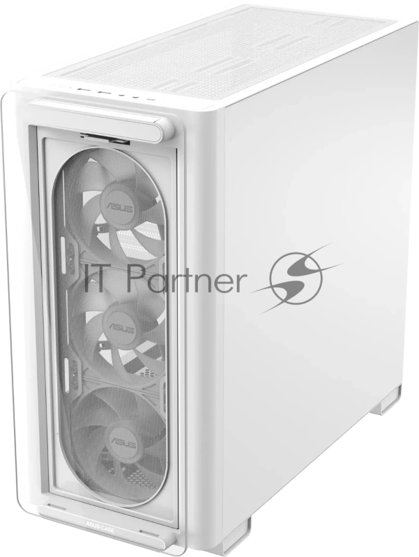 Корпус ASUS A23 Plus White, Mini-Tower, белый, 4 x 120 мм