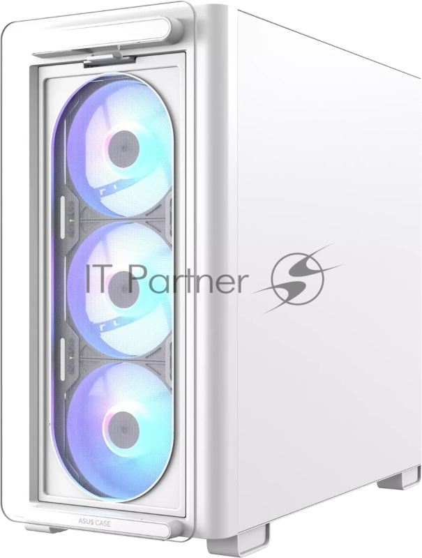 Корпус ASUS A23 Plus White, Mini-Tower, белый, 4 x 120 мм