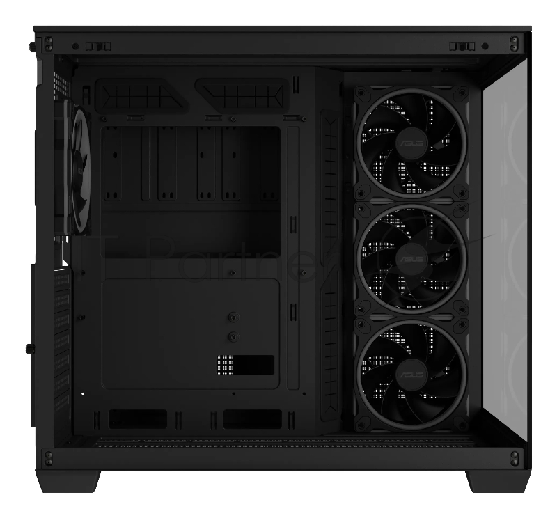 Корпус ASUS A32 Plus, Midi-Tower, чёрный, 4 x 120 мм