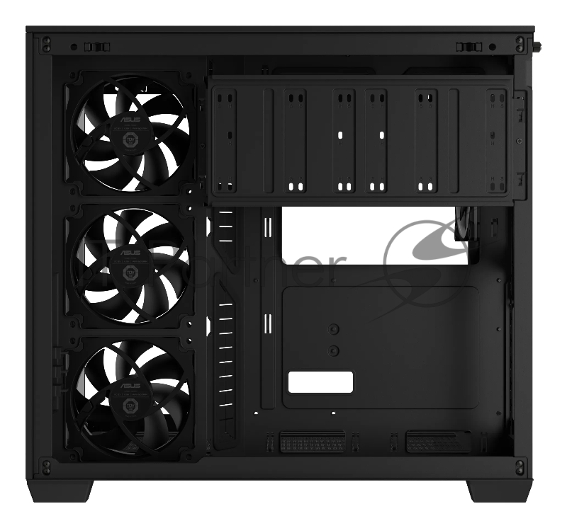 Корпус ASUS A32 Plus, Midi-Tower, чёрный, 4 x 120 мм