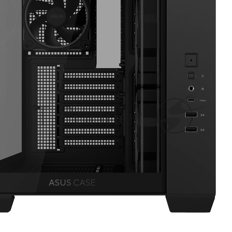 Корпус ASUS A32 Plus, Midi-Tower, чёрный, 4 x 120 мм