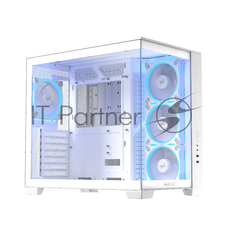 Корпус ASUS A32 Plus, Midi-Tower, белый, 4 x 120 мм