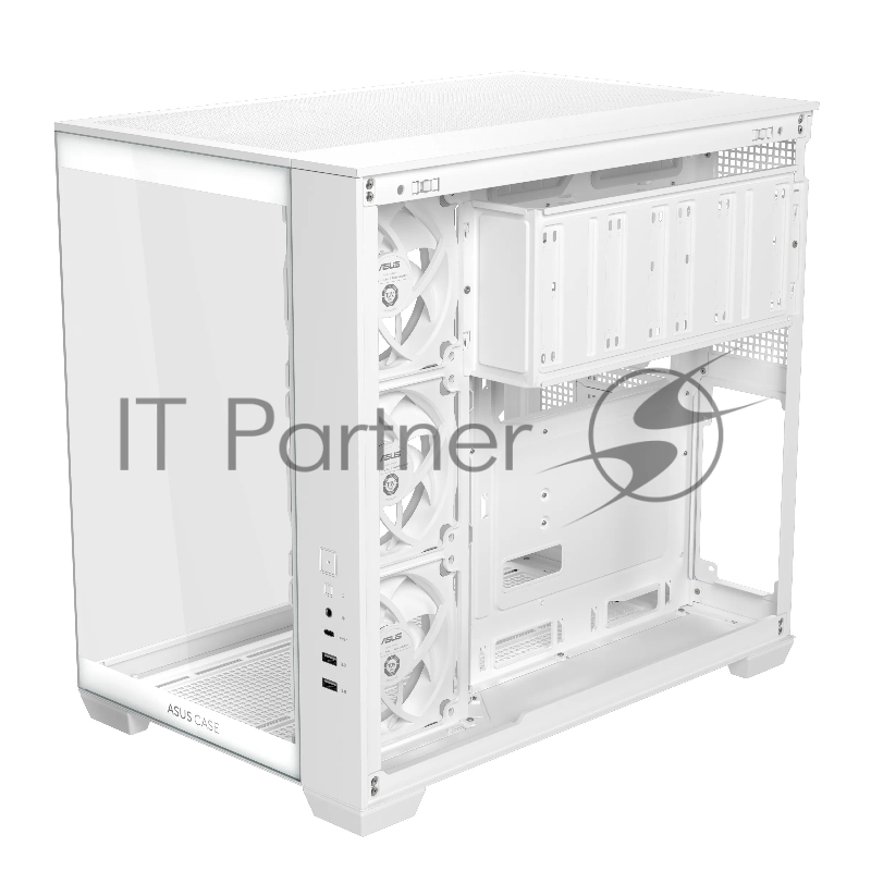 Корпус ASUS A32 Plus, Midi-Tower, белый, 4 x 120 мм