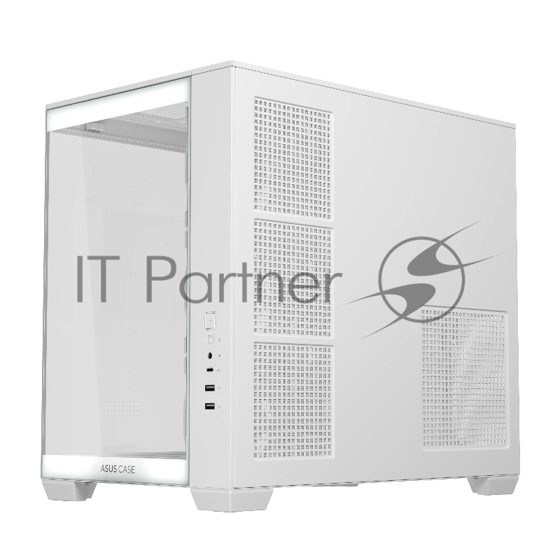 Корпус ASUS A32 Plus, Midi-Tower, белый, 4 x 120 мм