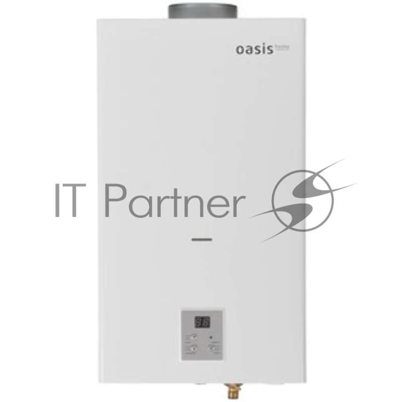 Водонагреватель газовый OASIS Home MW-12 белый, проточный, 12 л/мин, 24 кВт
