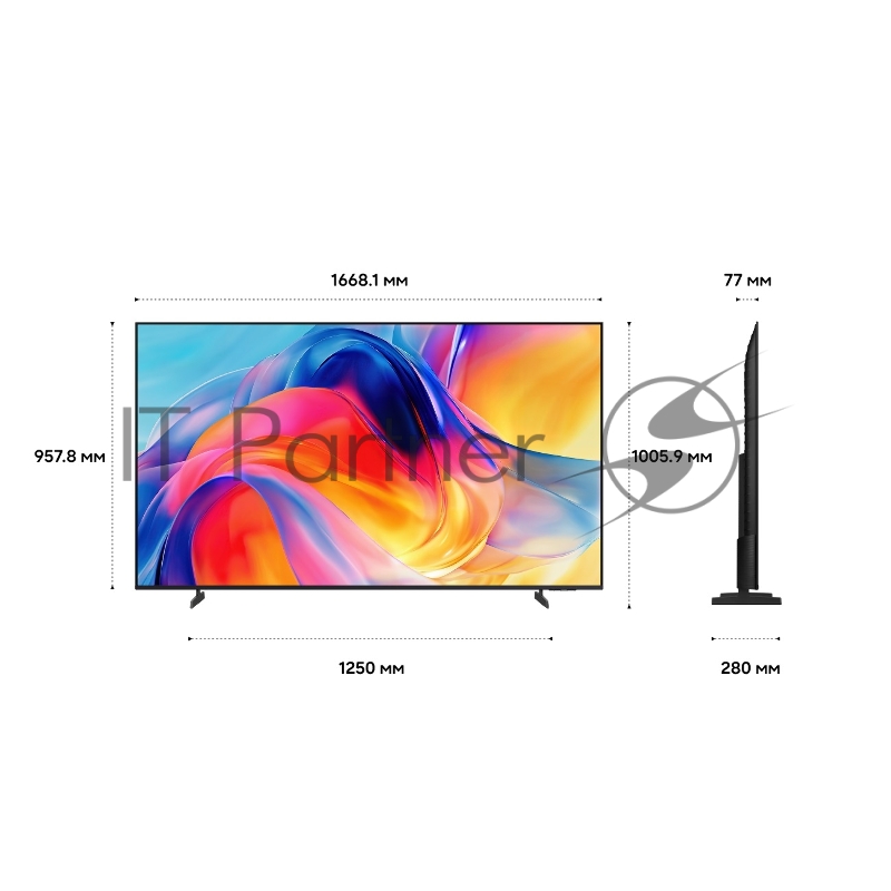 75 Телевизор m-LED SAMSUNG UE75M70HAUXPY (2026)