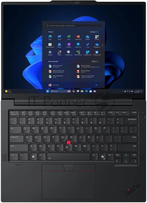 Ноутбук Lenovo Thinkpad E14 Gen 7/14/IPS/Intel Core Ultra 7 255H/16GB/512GB SSD/Intel Arc/Windows 11 Pro/черный/1.34kg