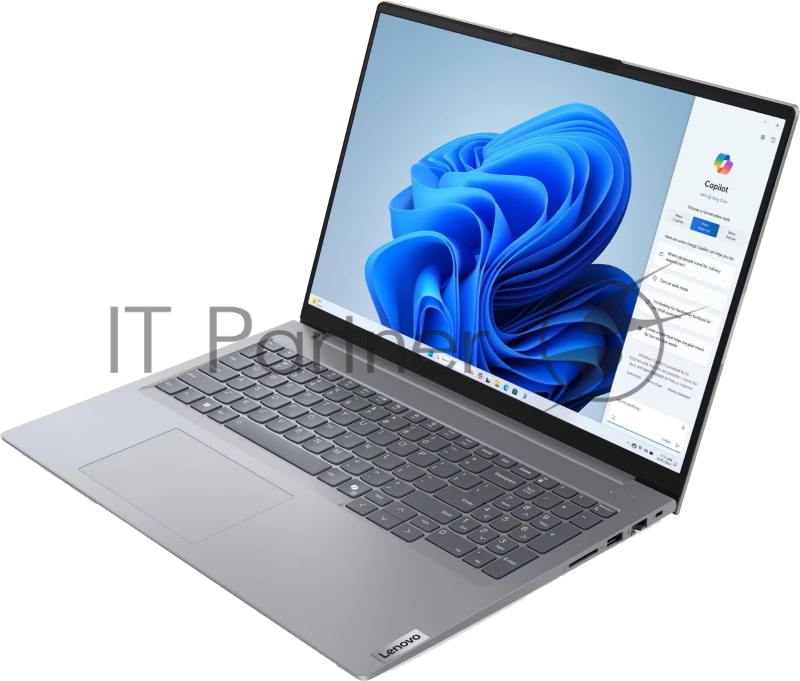 Ноутбук Lenovo ThinkBook 16 G7 ARP 16WUXGA IPS, AMD R5-7535HS, 16Gb, 512Gb SSD, FHD Cam+IR, RJ45, USB-C, FngrP, Bklt, 3