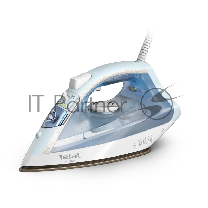 Утюг Tefal FV1R15F1 белый/голубой