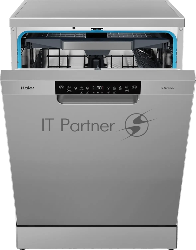 Посудомоечная машина Haier HDWE15-58CS2RU, серебристый, 59.8 см, 15 компл., сушка конденсационная, 49 дБ, класс A