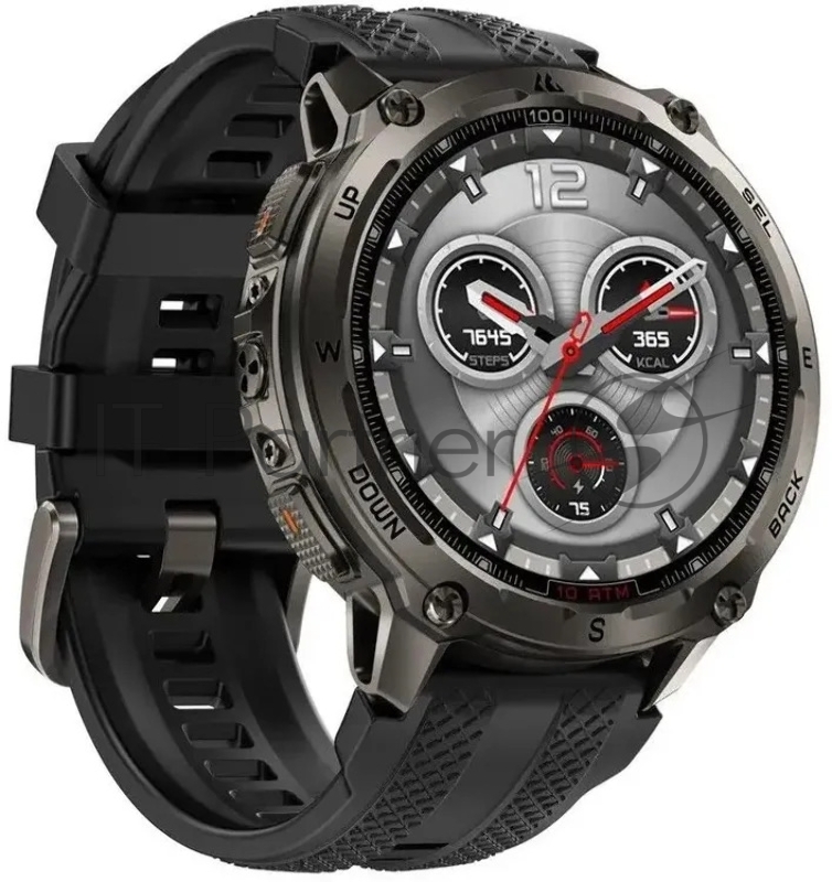 Умные часы KOSPET Tank T4, 1.43 AMOLED, Bluetooth, WR50, черный