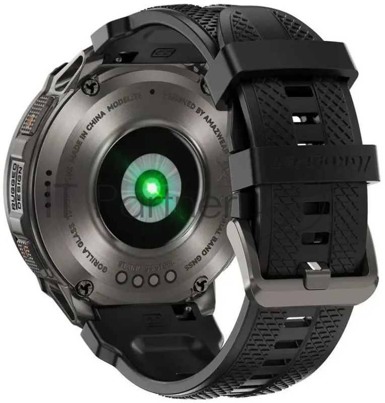 Умные часы KOSPET Tank T4, 1.43 AMOLED, Bluetooth, WR50, черный