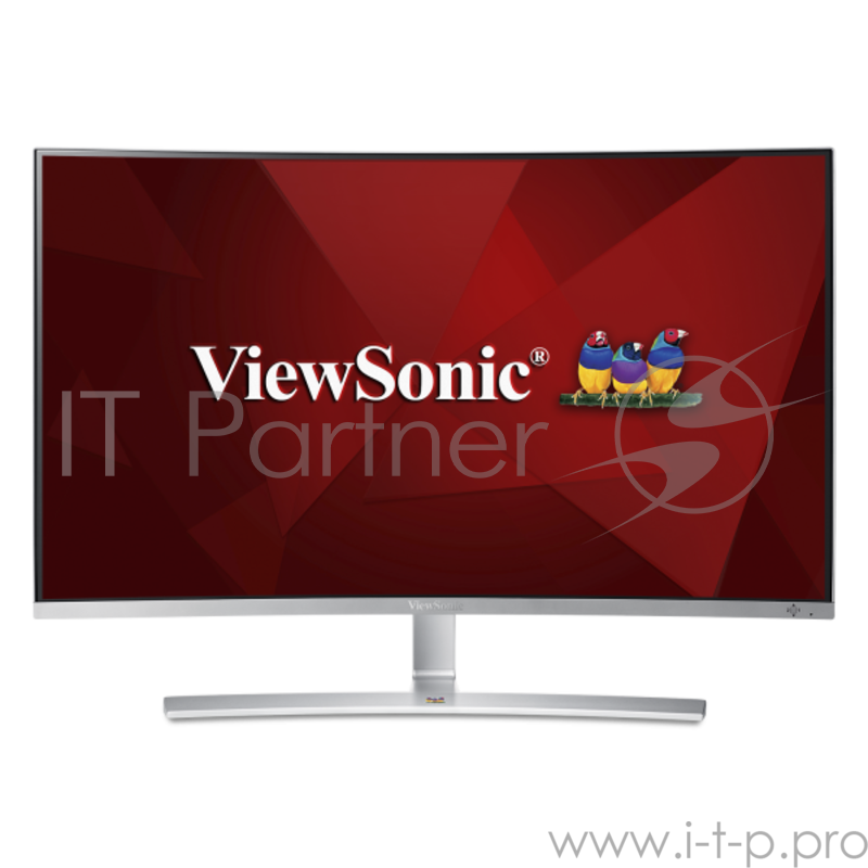 МОНИТОР 31.5 Viewsonic VX3216-SCMH-W-2 Silver (изогнутый, VA, LED, 1920x1080, 5 ms, 178°/178°, 280