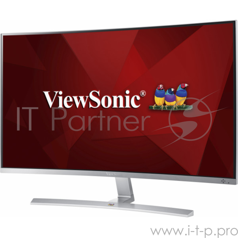 МОНИТОР 31.5 Viewsonic VX3216-SCMH-W-2 Silver (изогнутый, VA, LED, 1920x1080, 5 ms, 178°/178°, 280