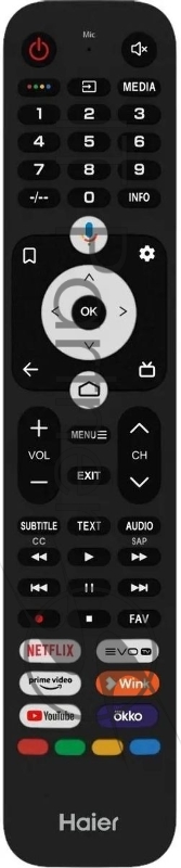 Телевизор Haier 32 32 LED H1 черный LED HD 60Hz Smart TV Android 1GB/16GB