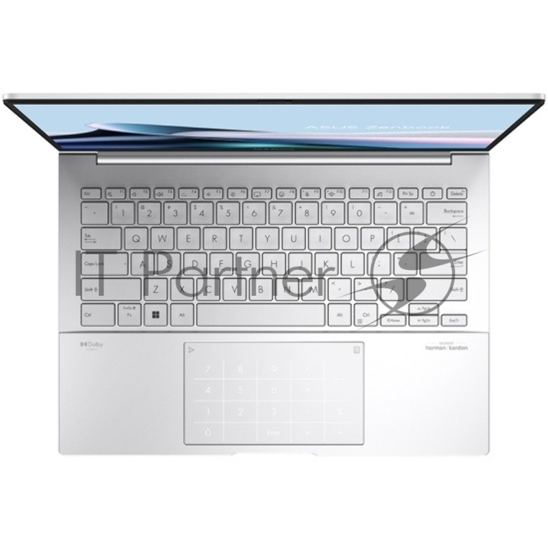 Ноутбук ASUS Zenbook 14 UX3405CA-ST1109/14/OLED/Intel Core Ultra 9 285H/32Gb/1Tb SSD/Intel Graphics/NoOS/серебристый/1.2kg