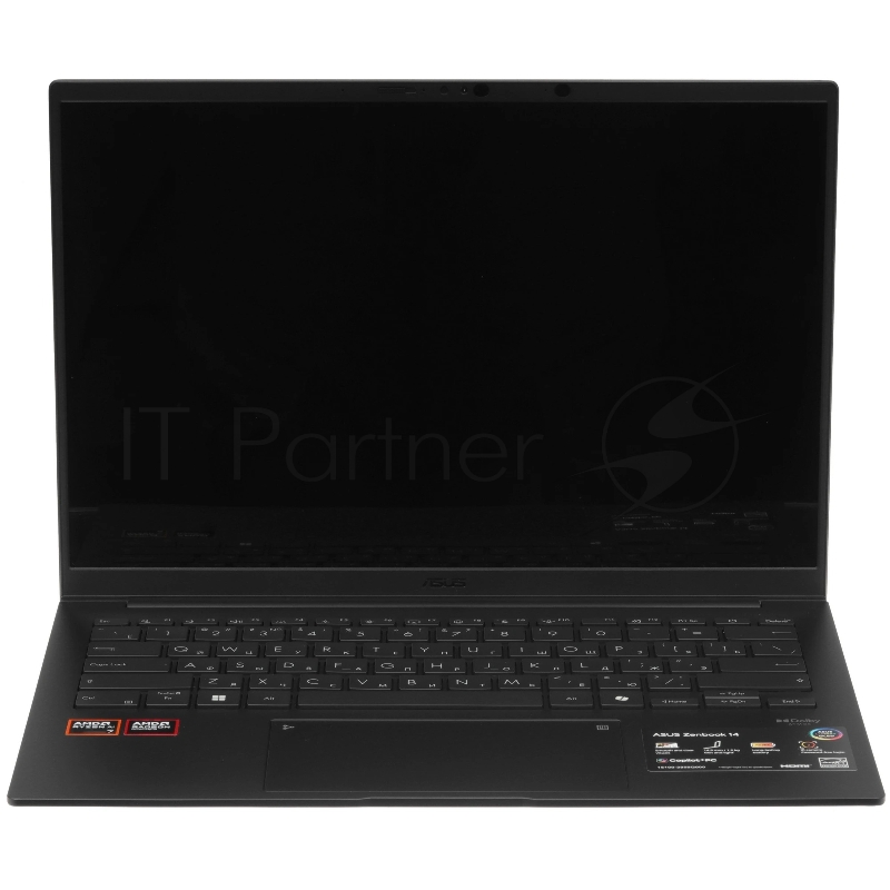 Ноутбук ASUS Zenbook 14 UM3406GA-QD149 AMD Ryzen AI 7 445/32Gb (soldered D5)/SSD1Tb/UMA/14/OLED/WUXGA/1 Black/1.2kg