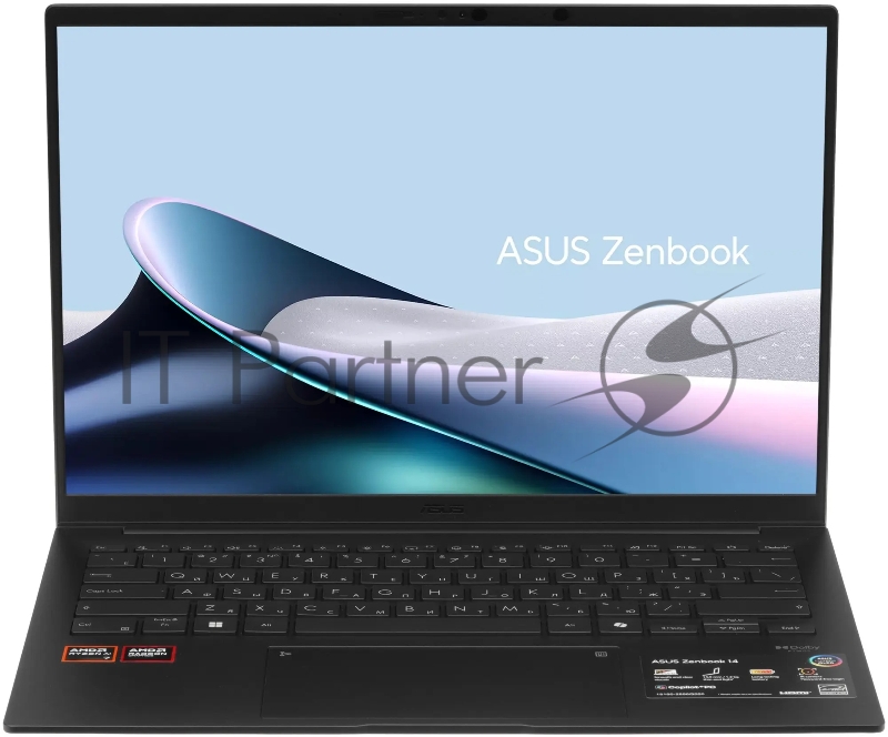 Ноутбук ASUS Zenbook 14 UM3406GA-QD149 AMD Ryzen AI 7 445/32Gb (soldered D5)/SSD1Tb/UMA/14/OLED/WUXGA/1 Black/1.2kg