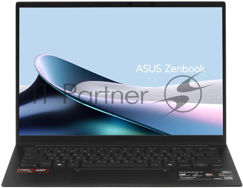 Ноутбук ASUS Zenbook 14 UM3406GA-QD049/14/OLED/AMD Ryzen 5 430/16Gb/512Gb SSD/AMD Radeon 840M/NoOS/черный/1.2kg