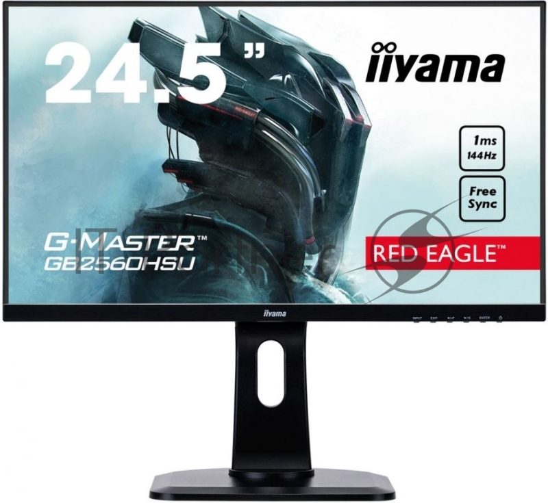Монитор Iiyama 24.5 G-Master GB2560HSU-B1 черный TN LED 1ms 16:9 HDMI M/M матовая HAS Pivot 250cd 1