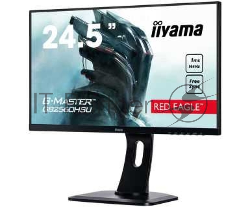 Монитор Iiyama 24.5 G-Master GB2560HSU-B1 черный TN LED 1ms 16:9 HDMI M/M матовая HAS Pivot 250cd 1