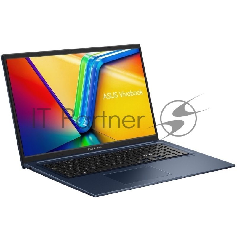 Ноутбук ASUS VivoBook 17 X1704VA-AU1166/17.3/IPS/Intel Core i7 150U/16GB/512GB SSD/Intel Graphics/Без ОС/синий/2.1kg