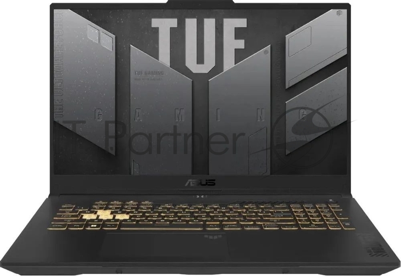 Ноутбук ASUS TUF Gaming F17 FX707VJB/17.3/IPS/Intel Core 5 210H/16GB/512GB SSD/NVIDIA GeForce RTX 3050 6GB/Bluetooth/Без ОС/серый/2.6kg