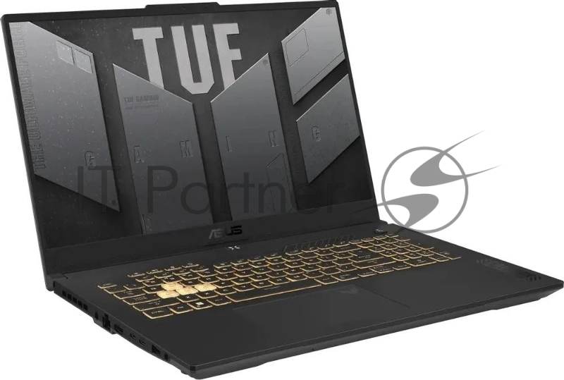 Ноутбук ASUS TUF Gaming F17 FX707VJB/17.3/IPS/Intel Core 5 210H/16GB/512GB SSD/NVIDIA GeForce RTX 3050 6GB/Bluetooth/Без ОС/серый/2.6kg