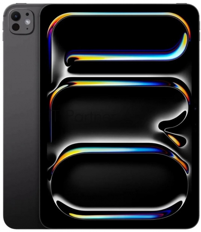 Планшет Apple iPad Pro 2025 A3358 M5 9C RAM12Gb ROM256Gb 11 OLED 2420x1668 5G iOS черный космос 12Mpix 12Mpix BT WiFi 10hr