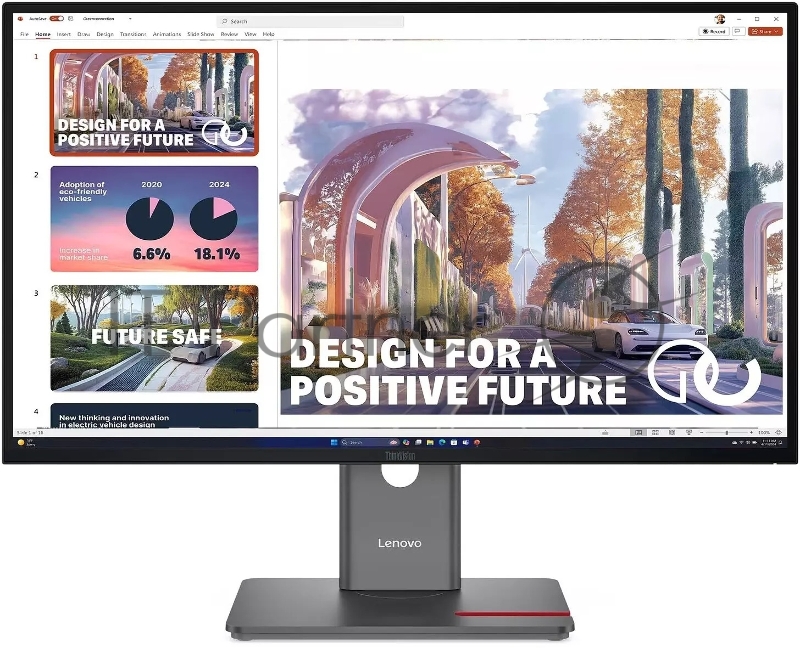 Монитор Lenovo 27 ThinkVision P27QD-40 черный IPS LED 4ms 16:9 HDMI матовая HAS Piv 1500:1 350cd 178гр/178гр 2560x1440 120Hz DP QHD USB 6.8кг