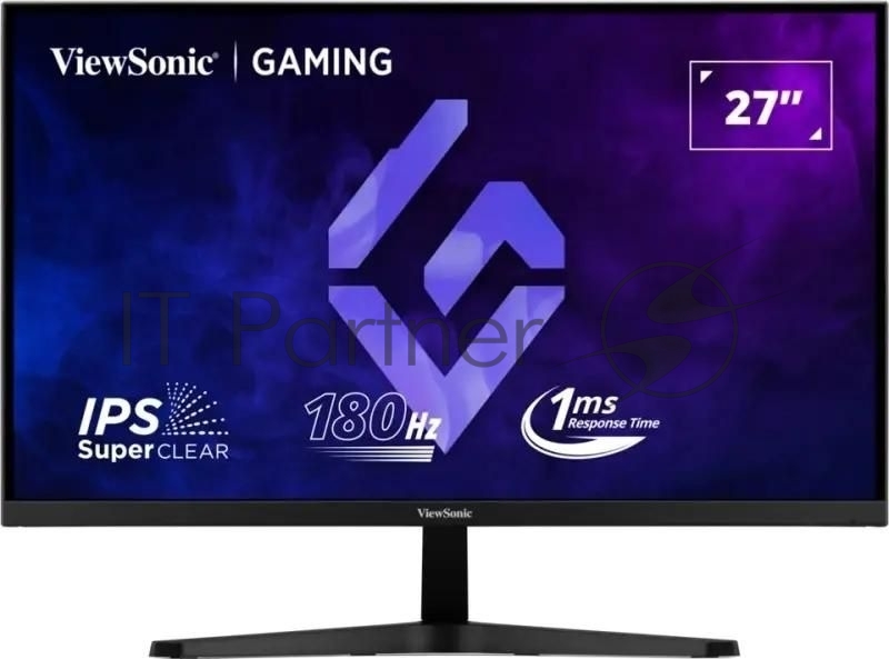 Монитор ViewSonic 27 VX27G1-HD черный IPS LED 16:9 HDMI матовая 300cd 178гр/178гр 1920x1080 180Hz DP FHD 3.5кг