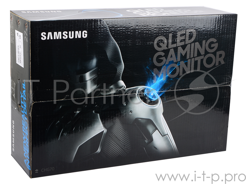 МОНИТОР 26.9 Samsung C27HG70QQI Black Сurved (VA, LED, Wide, 2560х1440, 1ms, 178°/178°, 350 cd/m, 3