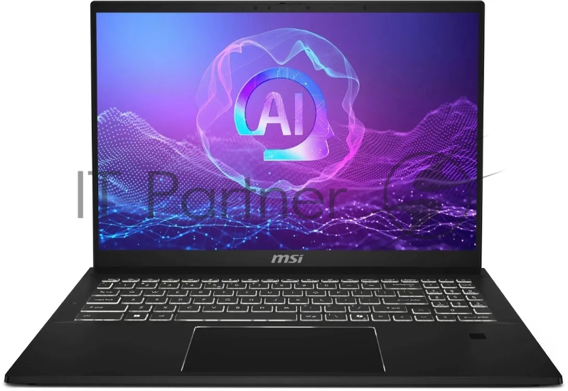 Ноутбук MSI Summit Pro 16 AI A2HVETG-085RU Core Ultra 7 255H 32Gb SSD1Tb NVIDIA GeForce RTX4050 6Gb 16 IPS Touch QHD+ (2560x1600) Windows 11 Pro black WiFi BT Cam (9S7-159631-085)