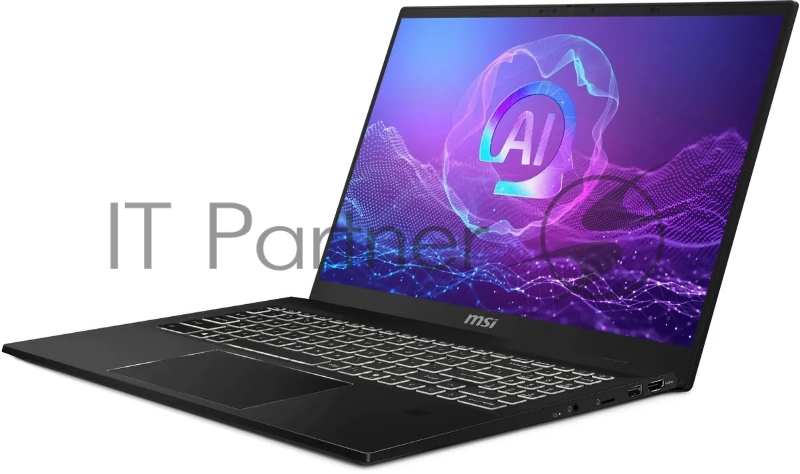 Ноутбук MSI Summit Pro 16 AI A2HVETG-085RU Core Ultra 7 255H 32Gb SSD1Tb NVIDIA GeForce RTX4050 6Gb 16 IPS Touch QHD+ (2560x1600) Windows 11 Pro black WiFi BT Cam (9S7-159631-085)