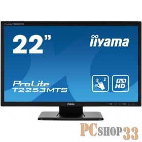 Монитор Iiyama 21.5 ProLite T2253MTS-B1 черный TN LED 2ms 16:9 DVI HDMI M/M матовая 1000:1 250cd 17