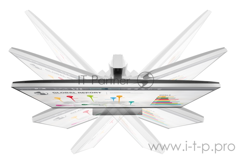 HP EliteDisplay E273q LED 27 Monitor 2560x1440, 16:9, IPS, 350 cd/m2, 1000:1, 5ms, 178°/178°, VGA,