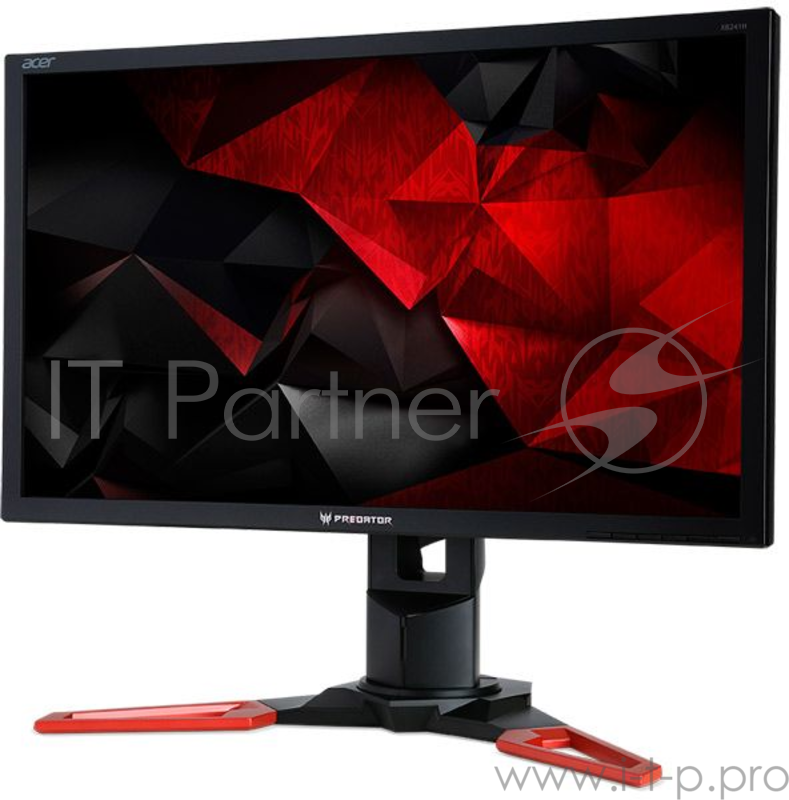 Я_МОНИТОР 24.5 Acer Predator XB252Qbmiprz Black/Red (LED, Wide, 1920x1080, 240Hz, 1ms, 170°/160°, 4