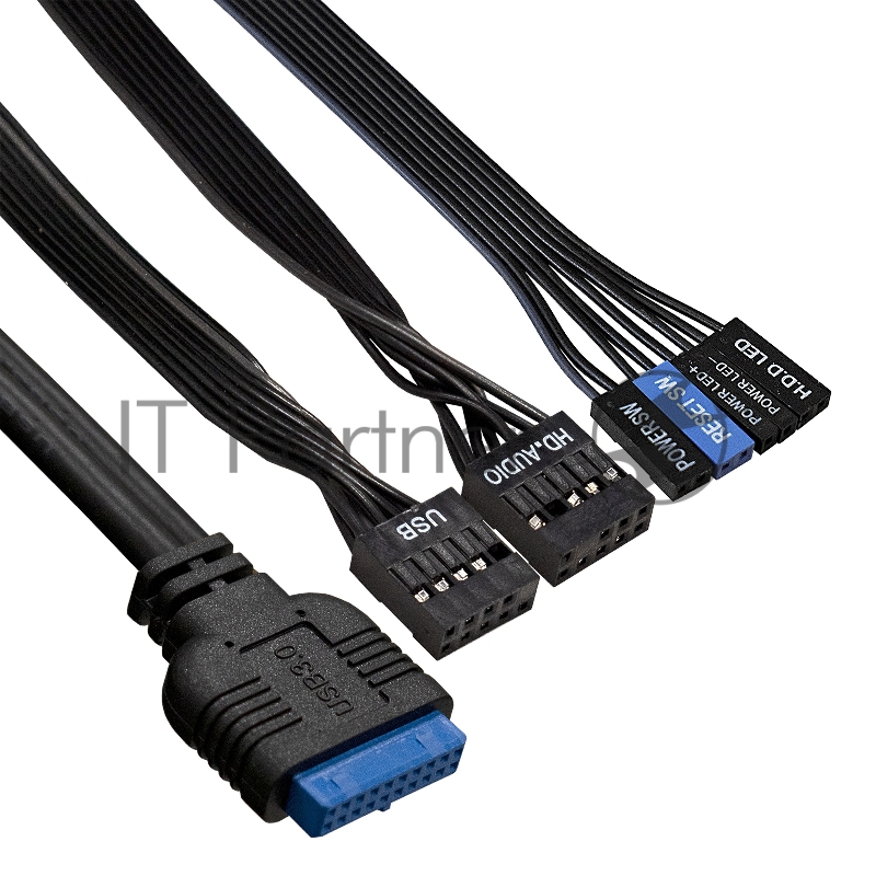Компьютерный корпус Miditower ExeGate AA-442U2-UNS500 (ATX, БП UNS500 с вент. 12см, 1хUSB+2хUSB 3.0, аудио, черный)