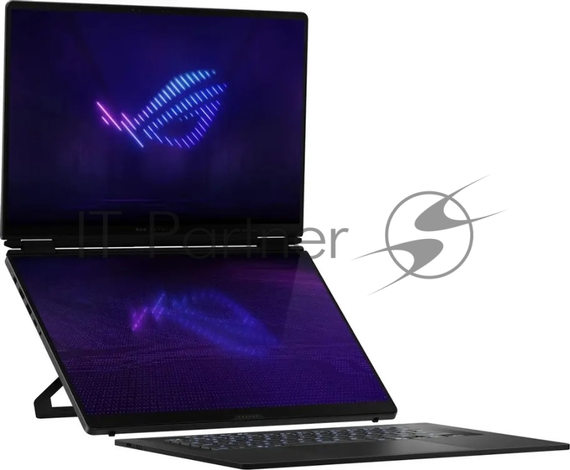 Ноутбук Asus ROG Zephyrus Duo 16 GX651AX-SR117W Core Ultra 9 386H 64Gb SSD1Tb NVIDIA GeForce RTX 5090 24Gb 16 OLED Touch 3K (2880x1800) Windows 11 Home dk.grey WiFi BT Cam Bag (90NR0NT2-M00520)