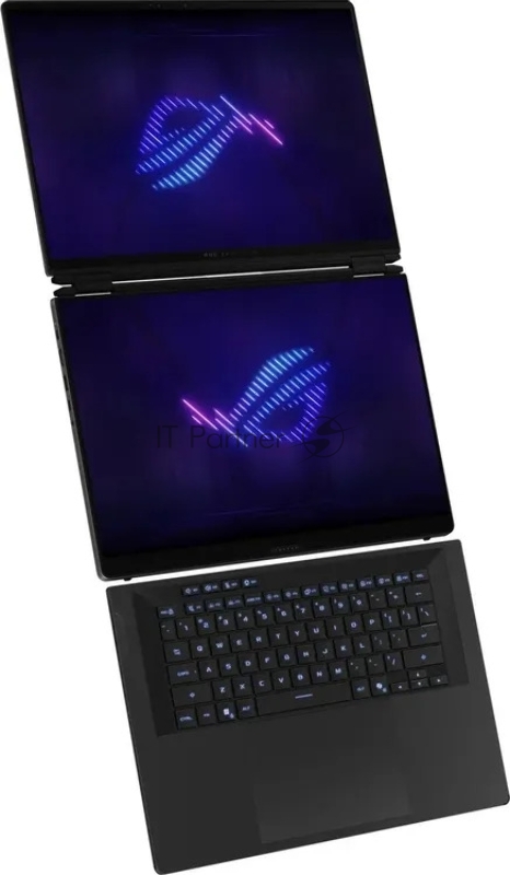 Ноутбук Asus ROG Zephyrus Duo 16 GX651AX-SR117W Core Ultra 9 386H 64Gb SSD1Tb NVIDIA GeForce RTX 5090 24Gb 16 OLED Touch 3K (2880x1800) Windows 11 Home dk.grey WiFi BT Cam Bag (90NR0NT2-M00520)