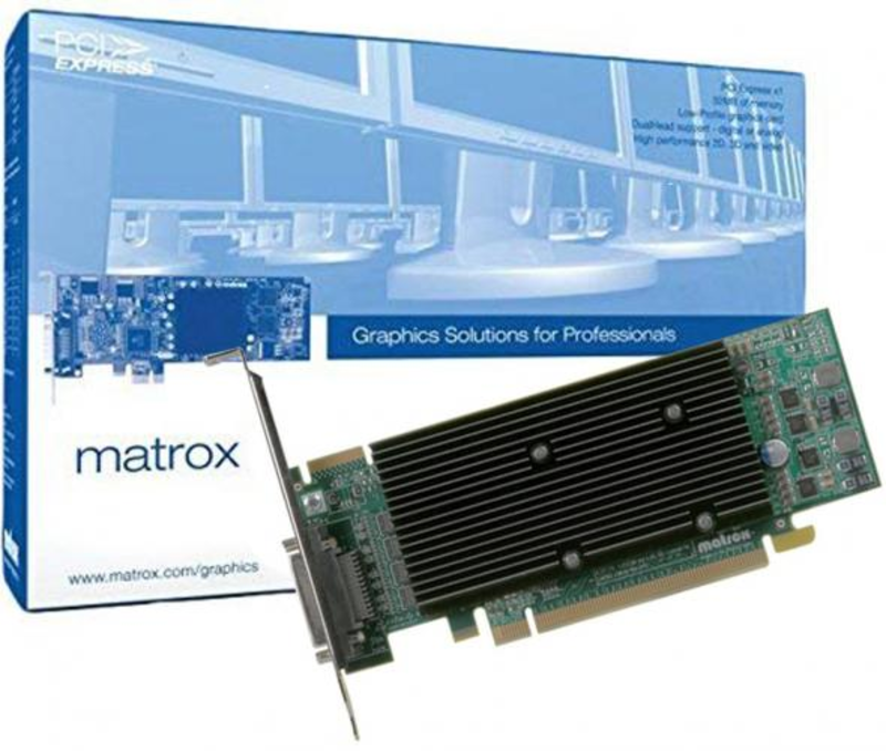 Проф Видеокарта Matrox M9140 LP 512Mb DDR2 64bit (M9140-E512LAF) OEM